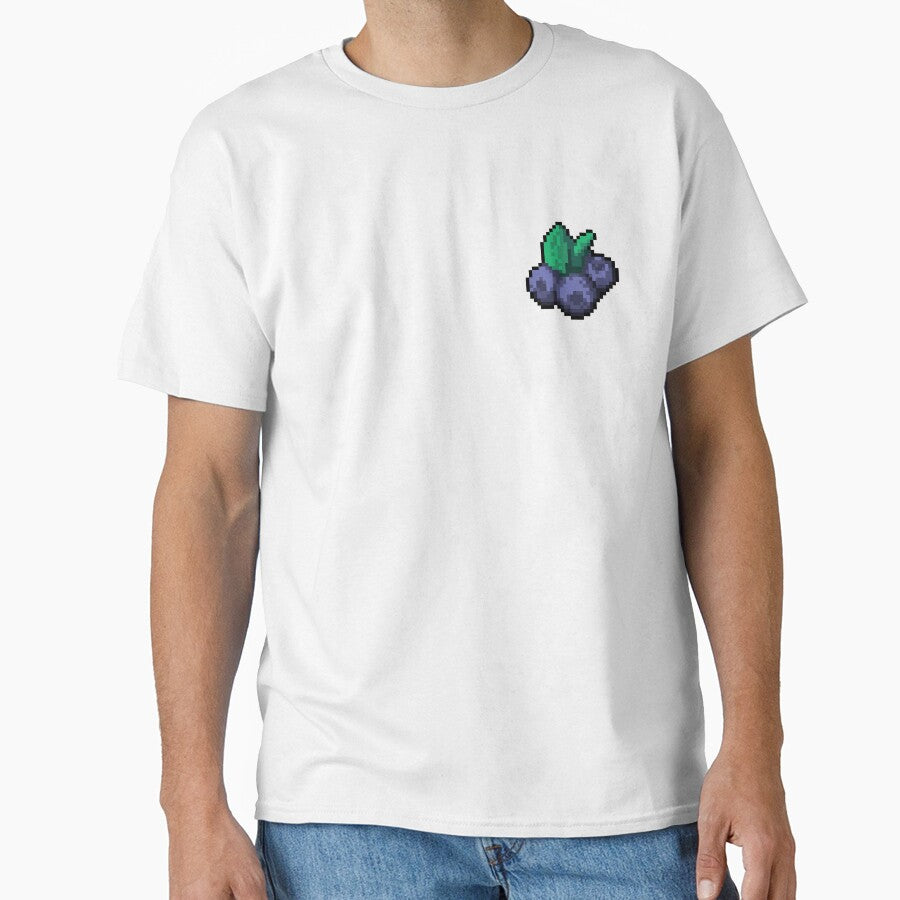 Pixel Blueberry - pixel food art by LittleFoodShop T-Shirts, Hoodie, Sweatshirt | BlankRebels.com (Image 1)