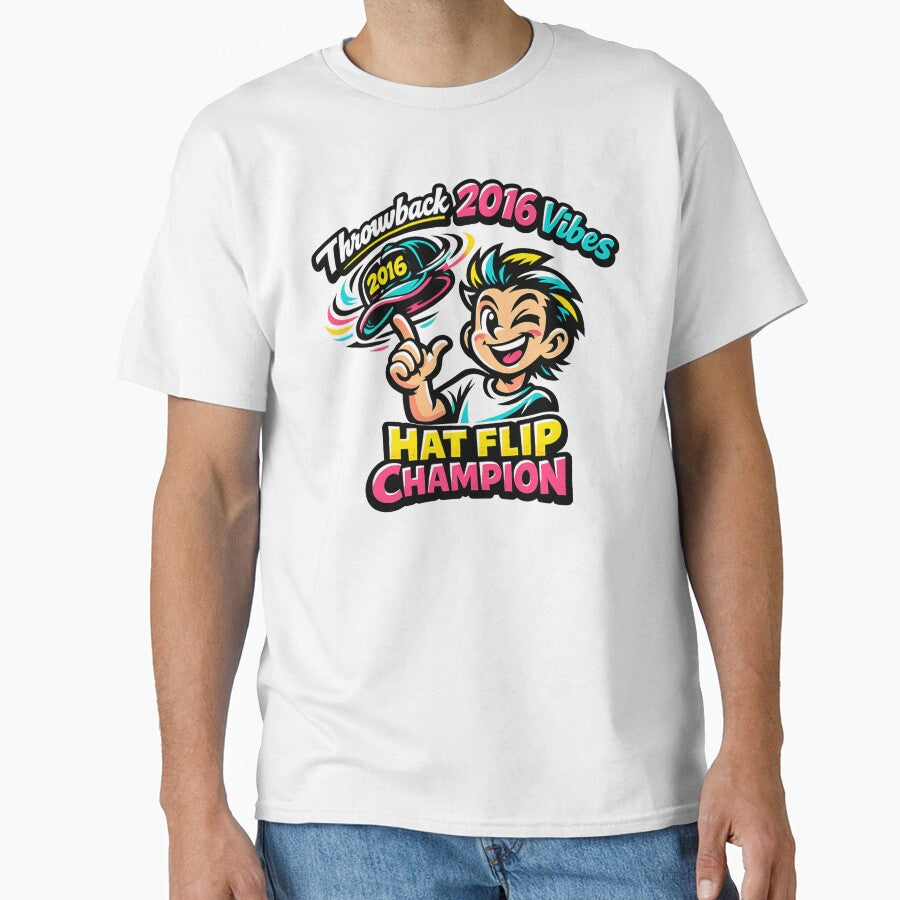 Retro 2016 Hat Flip Vibes by GrawerekCom T-Shirts, Hoodie, Sweatshirt | BlankRebels.com (Image 1)