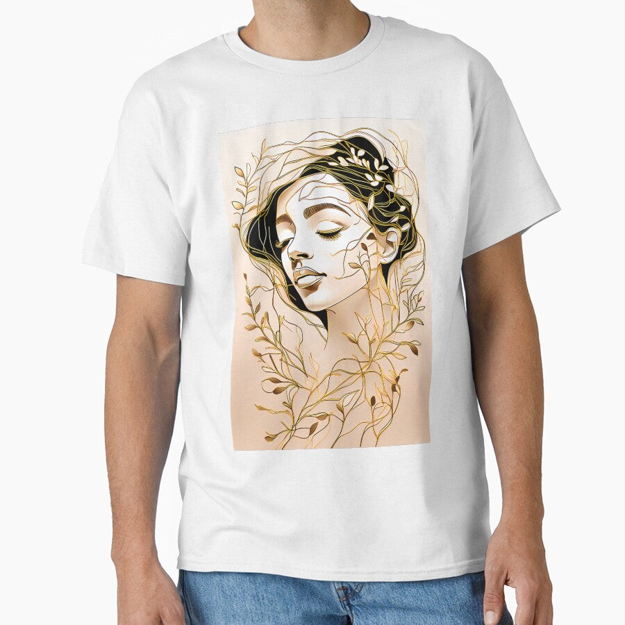 Single‑Line Face Minimalist Art by Dyke Art T-Shirts, Hoodie, Sweatshirt | BlankRebels.com (Image 1)