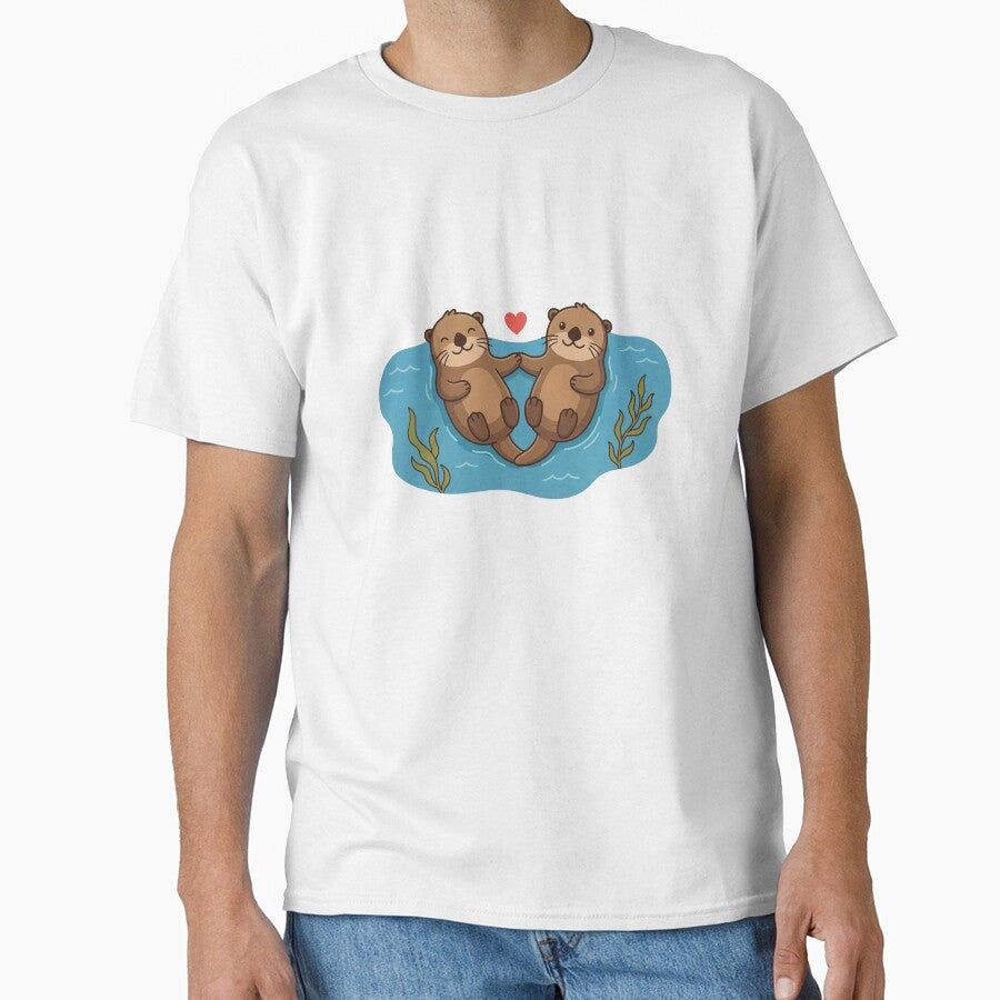 My Significant Otter - Cute Valentine Couple by Petzzz T-Shirts, Hoodie, Sweatshirt | BlankRebels.com (Image 1)