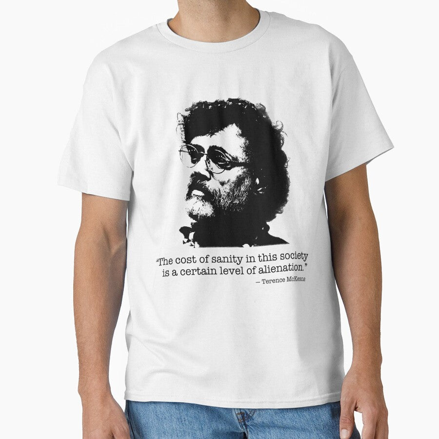Terence McKenna t-shirt by Melisa  Redondo