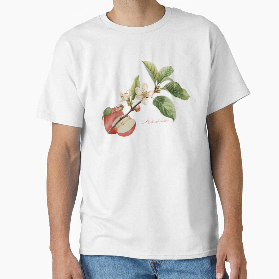 Malus domestica | Flowering Branch and Fruit Botanical Illustration by ChristinePartlow T-Shirts, Hoodie,... (Image 1)