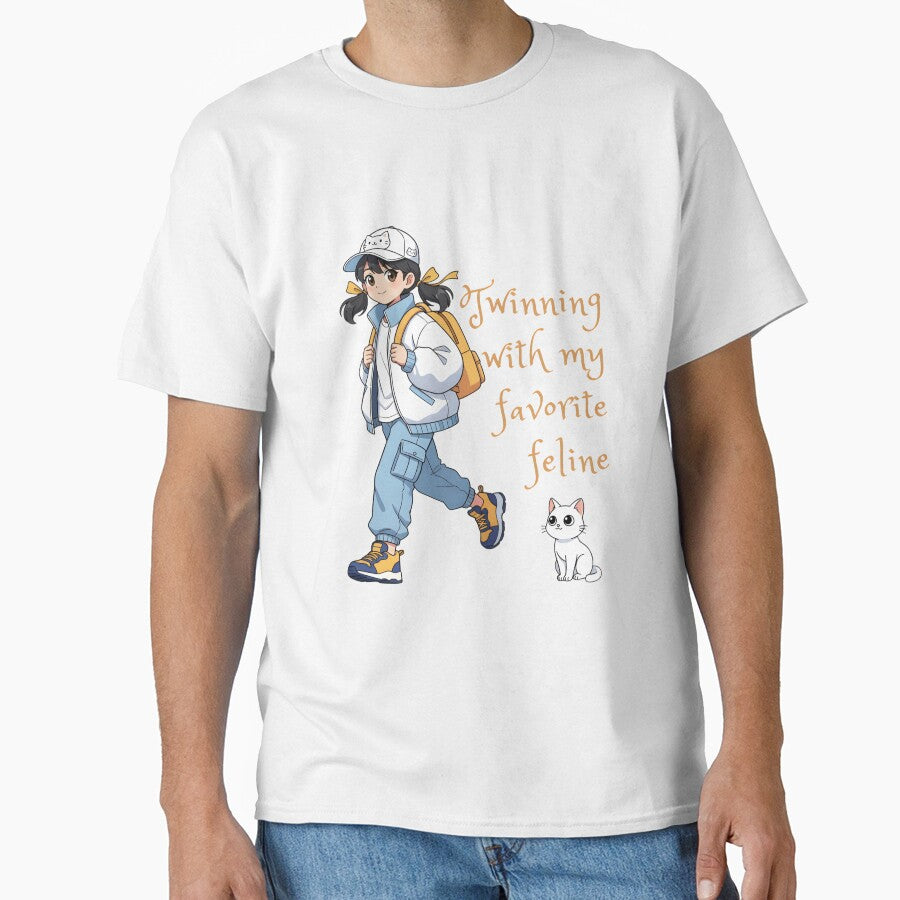 Twinning With My Favorite Feline by MANA-Goods T-Shirts, Hoodie, Sweatshirt | BlankRebels.com (Image 1)