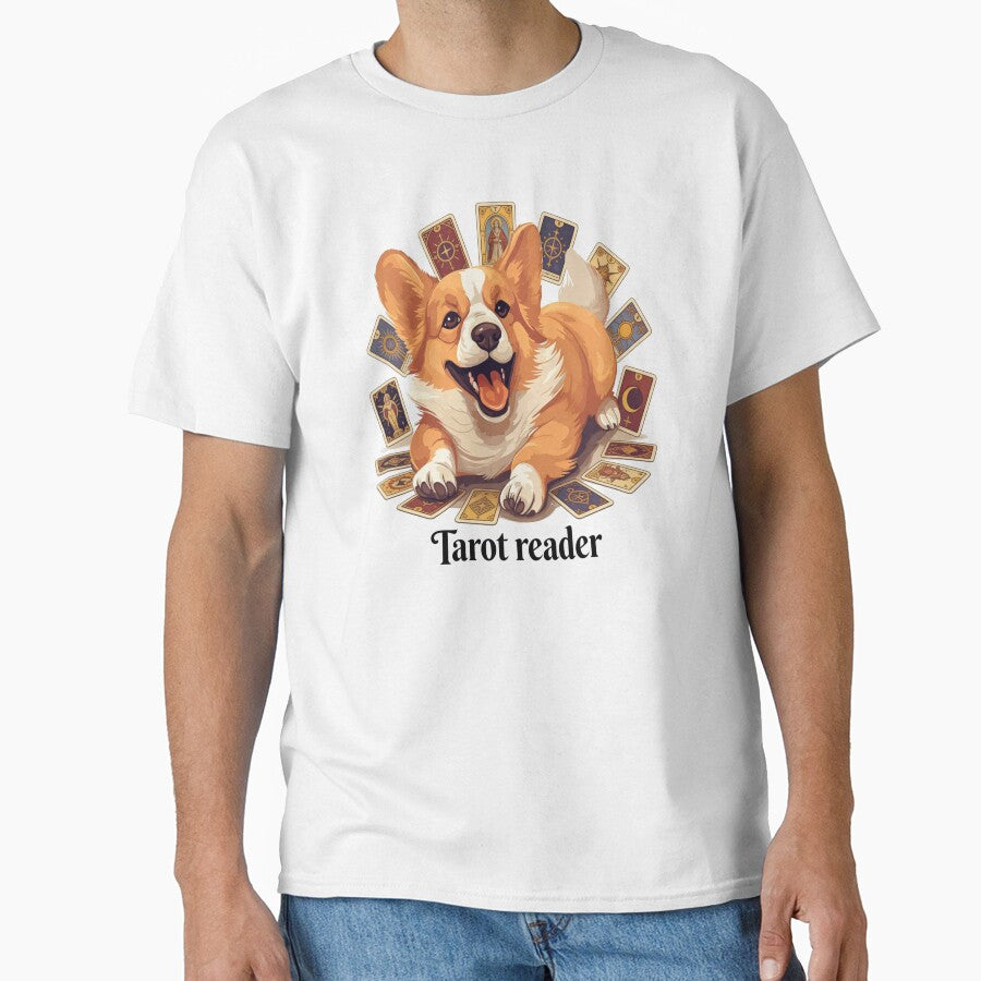 Corgi Tarot Reader – Funny Mystic Dog Design by GoxyVision T-Shirts, Hoodie, Sweatshirt | BlankRebels.com (Image 1)