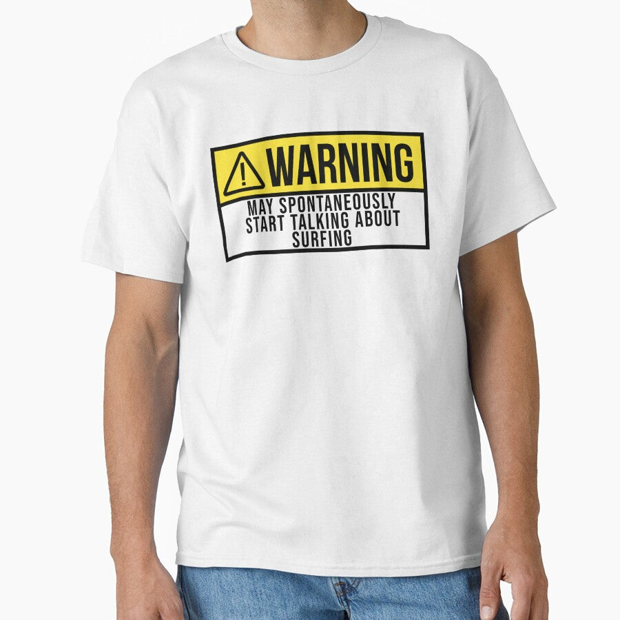 Surfing Warning by XCIV T-Shirts, Hoodie, Sweatshirt | BlankRebels.com (Image 1)