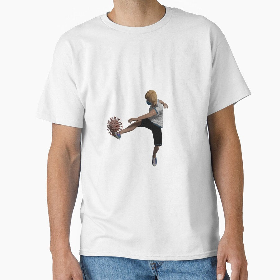 Soccer Girl Kicking Corona by Jason123za