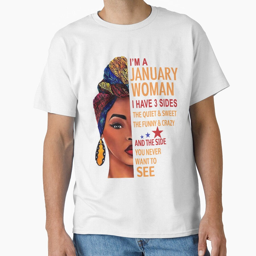 JANUARY WOMAN by MorganRFaulkner T-Shirts, Hoodie, Sweatshirt | BlankRebels.com (Image 1)