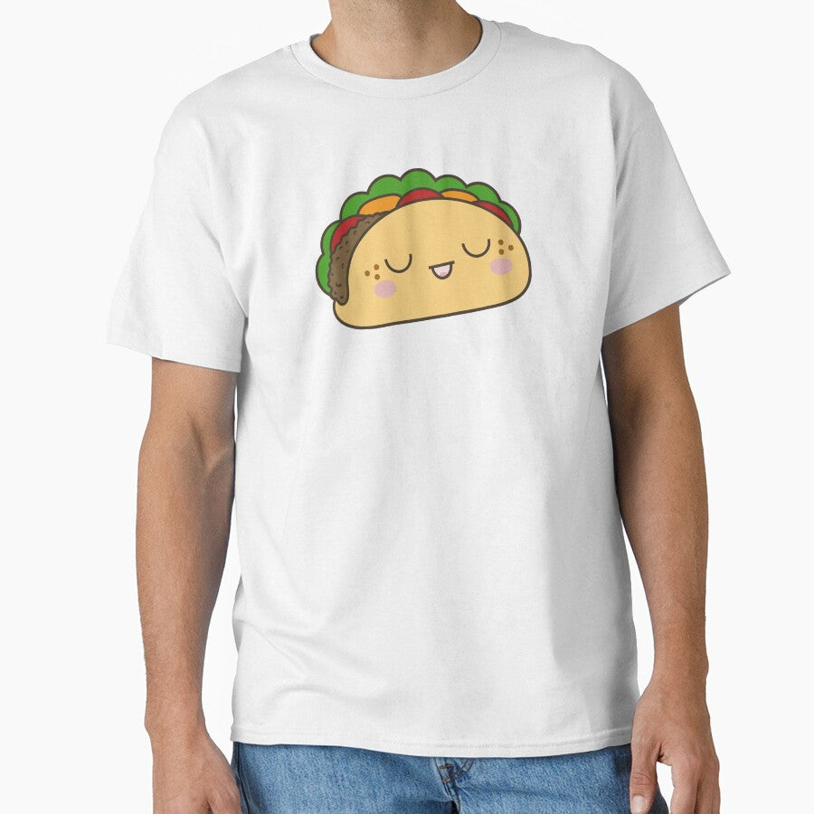 Happy Kawaii Taco by NIFE-FUN T-Shirts, Hoodie, Sweatshirt | BlankRebels.com (Image 1)