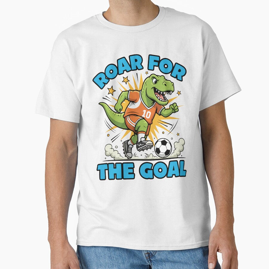 Roar For The Goal - Soccer T-Rex by DigitalGlade