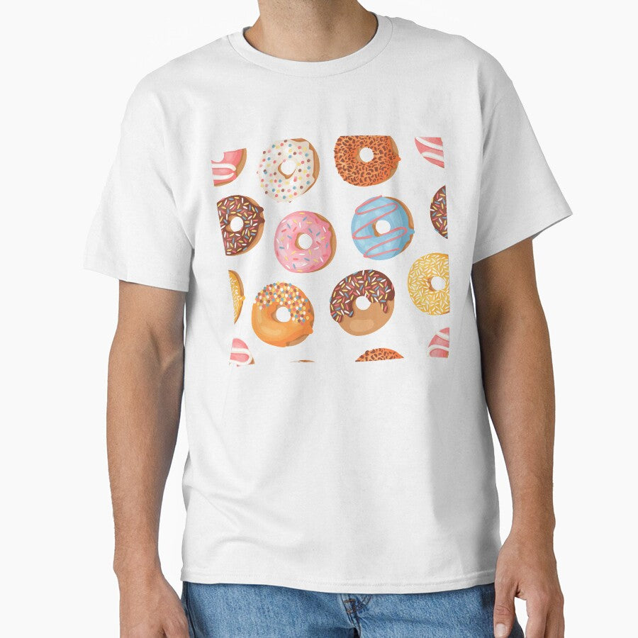 Donut Pattern by sunnyxvibesss T-Shirts, Hoodie, Sweatshirt | BlankRebels.com (Image 1)