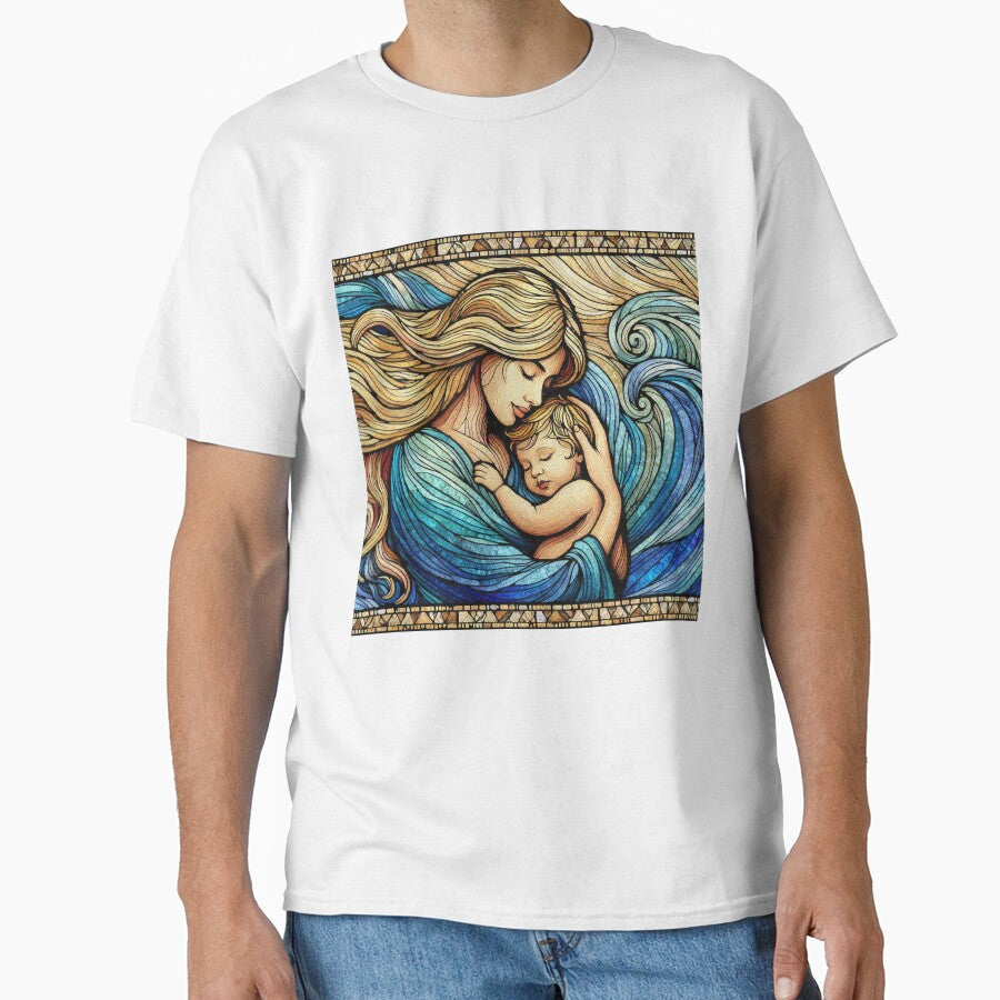 Sweet Mother and Loving Child Mothers Day by Illuministique T-Shirts, Hoodie, Sweatshirt | BlankRebels.com (Image 1)