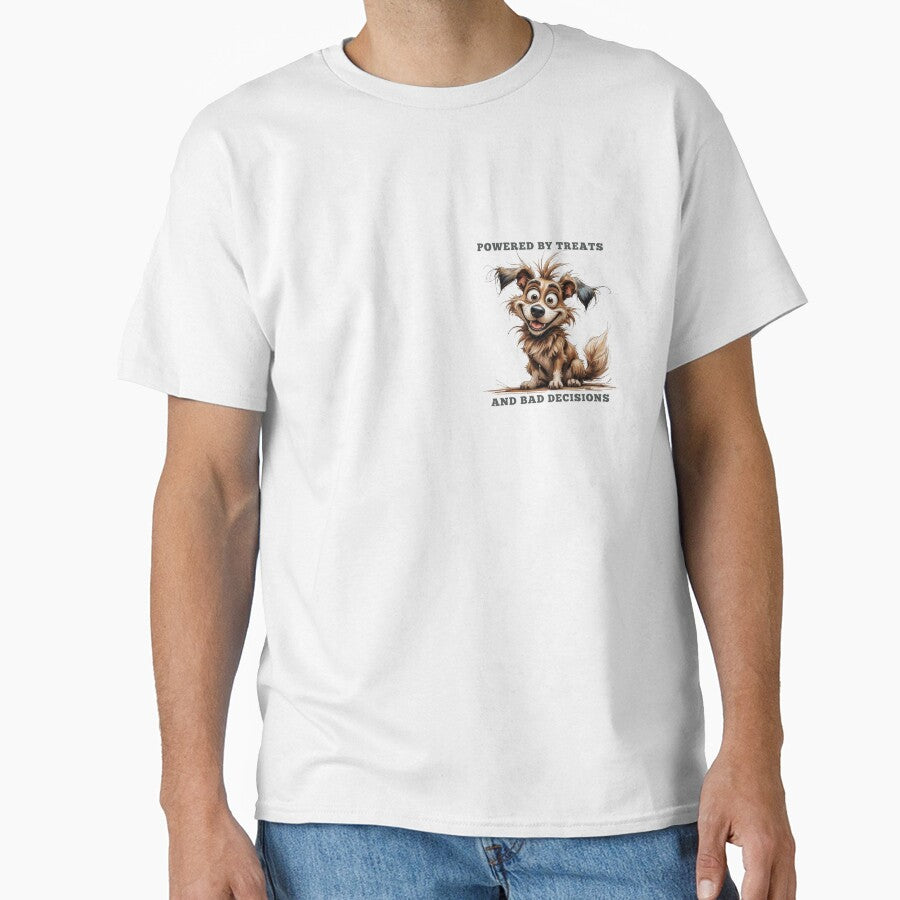 Happy Scruffy Dog – Cute Funny Puppy Illustration by PAPIRO SIGLO XXI T-Shirts, Hoodie, Sweatshirt (Image 1)