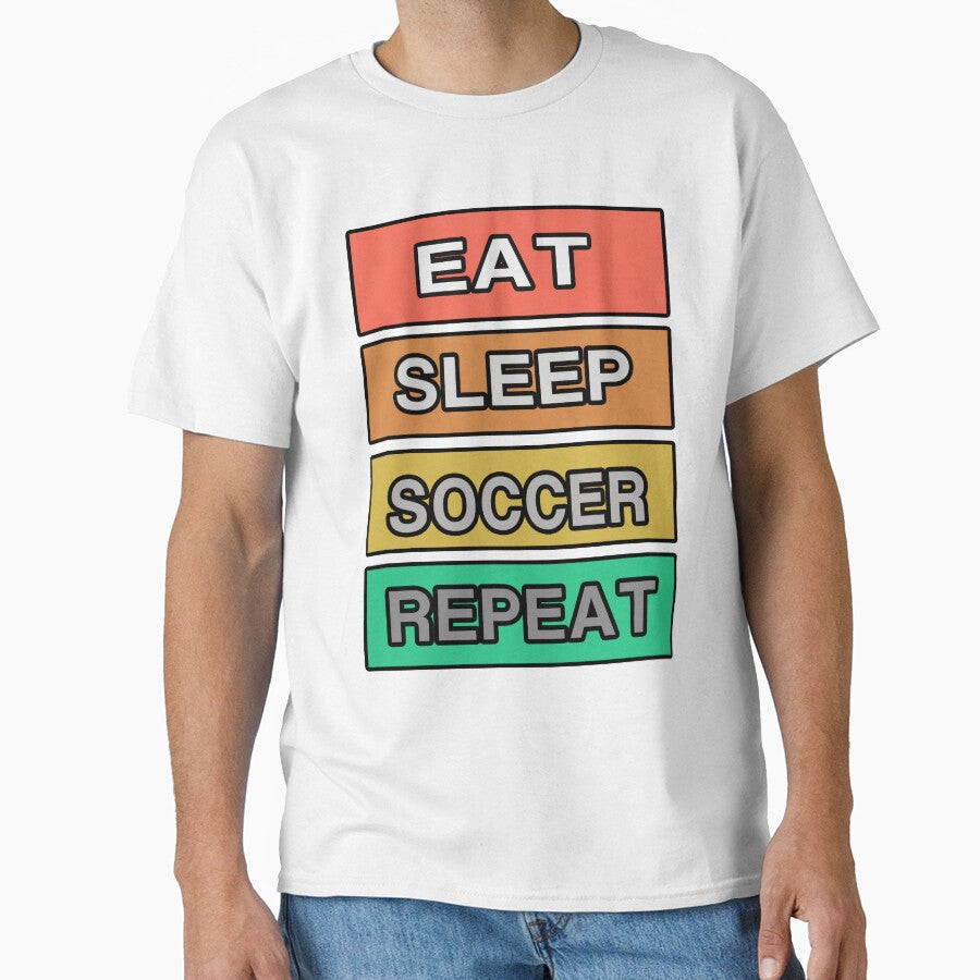 Eat Sleep Soccer Repeat RETRO by teledesign