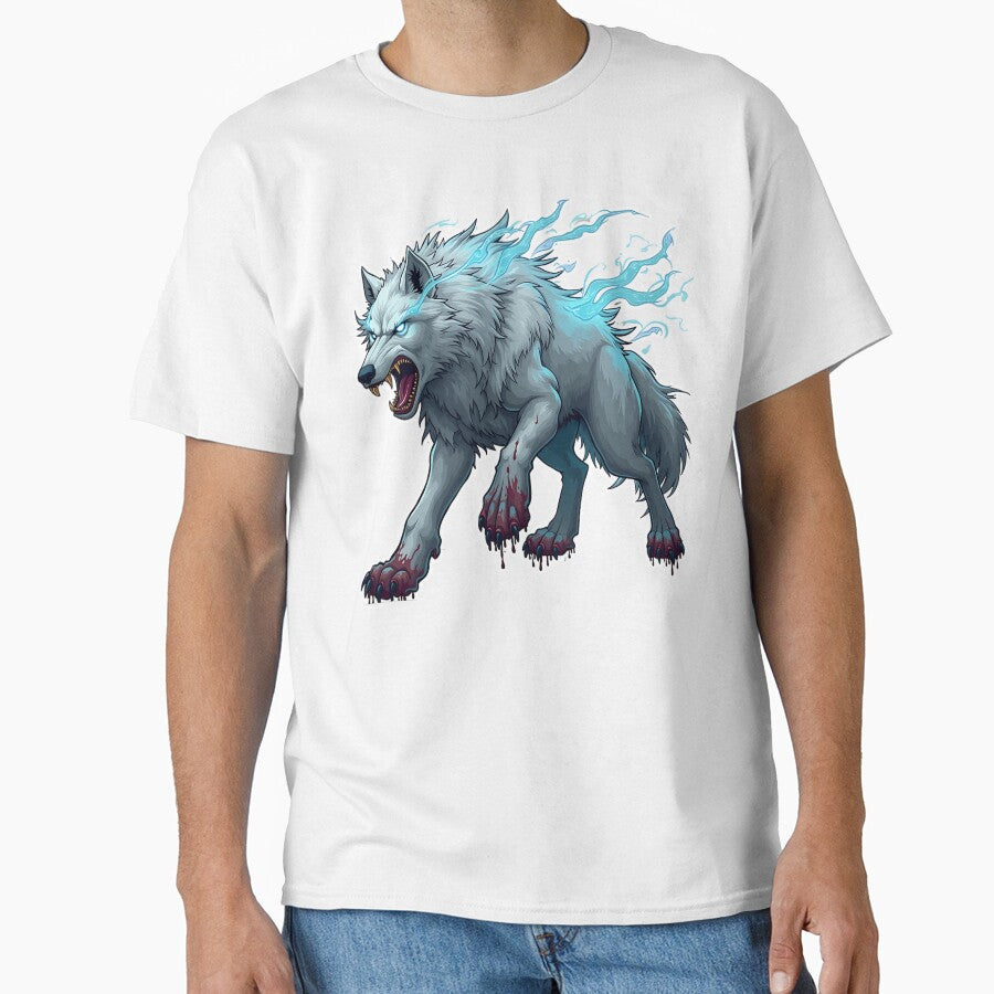 gothic wolf by rajdigitalarts T-Shirts, Hoodie, Sweatshirt | BlankRebels.com (Image 1)