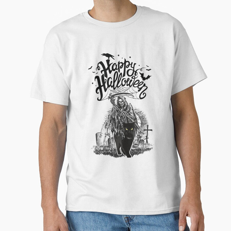 black cat halloween by Soofingscapes T-Shirts, Hoodie, Sweatshirt | BlankRebels.com (Image 1)