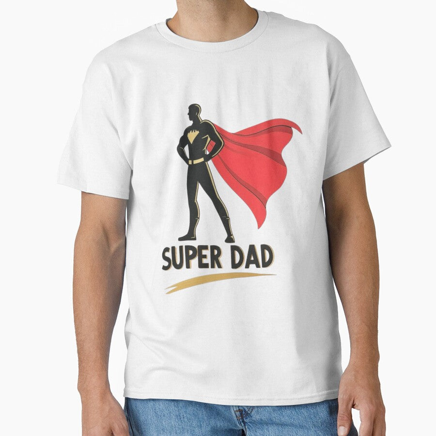 Super Dad Father's Day Gift - Best Dad Superhero by wellie-chic T-Shirts, Hoodie, Sweatshirt | BlankRebels.com (Image 1)