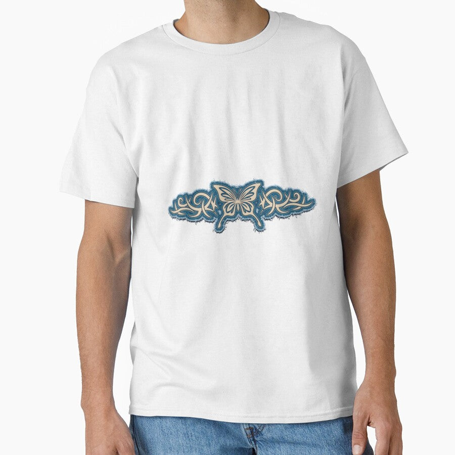 Brown Butterfly Tattoo Fairycore Dark Grunge y2k Aesthetic by xawonep9 T-Shirts, Hoodie, Sweatshirt (Image 1)