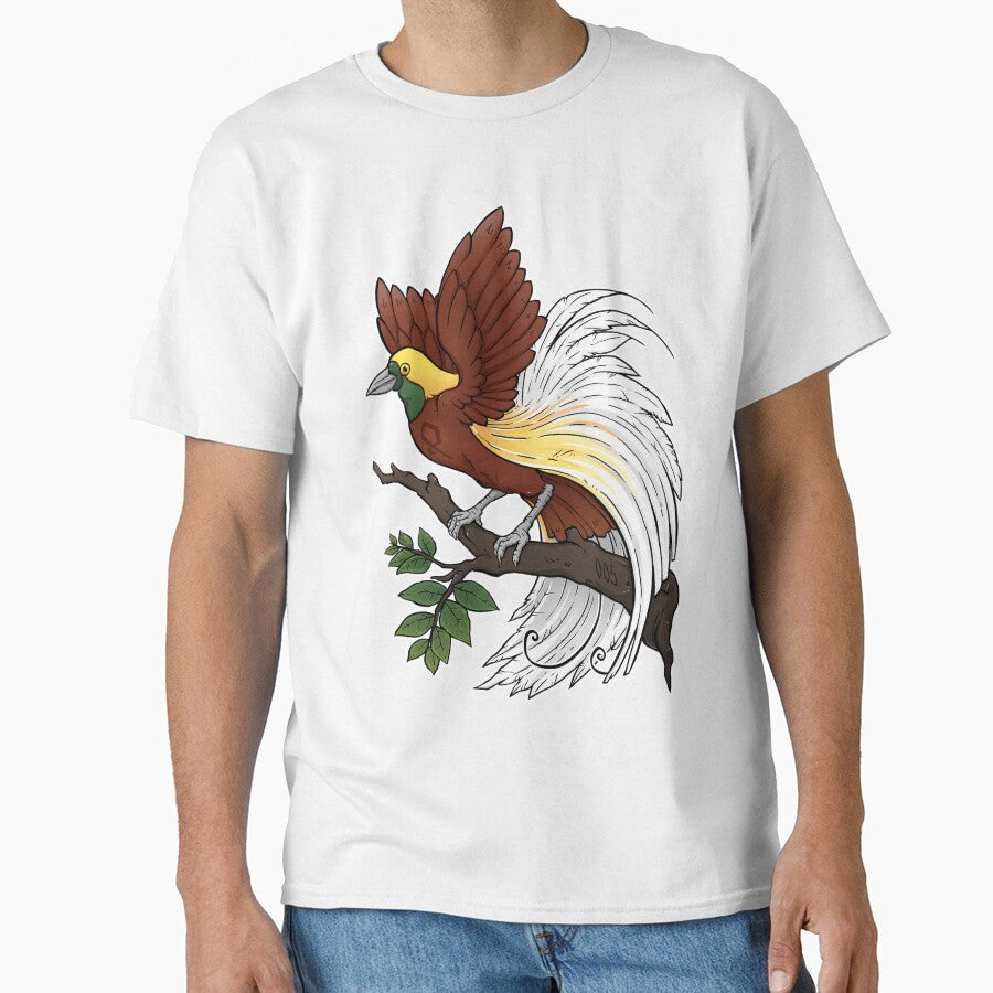 Bird Paradise Artwork Drawing Illustration T-Shirts, Hoodie, Sweatshirt