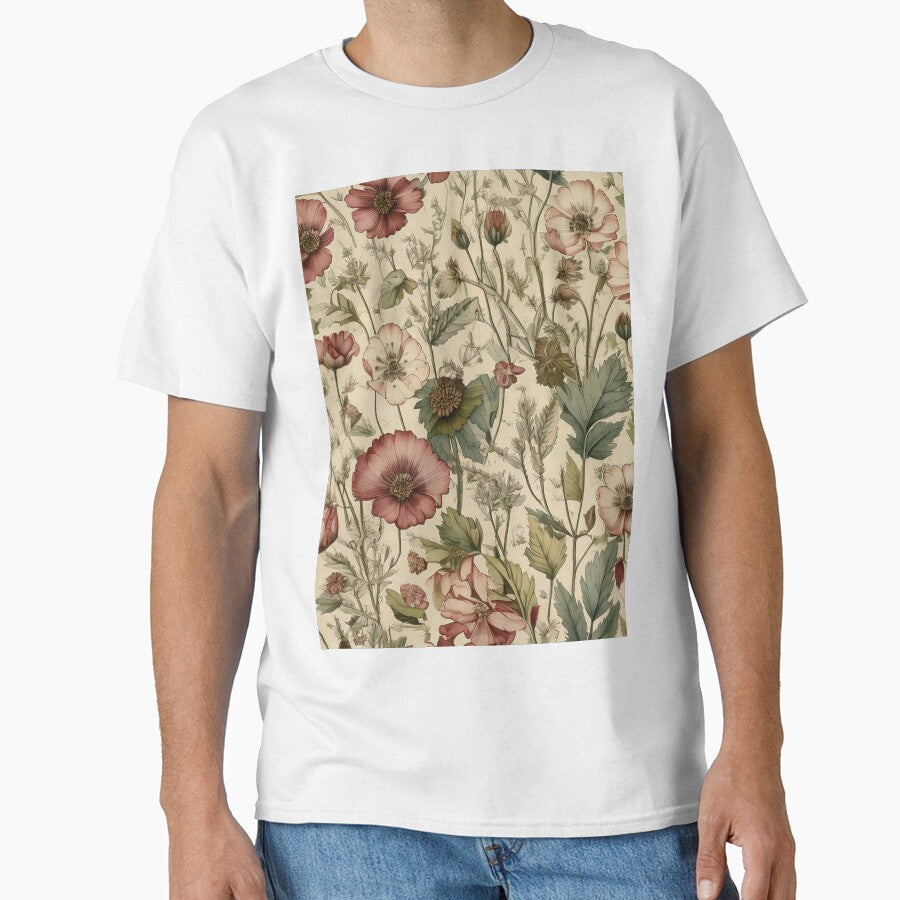 botanical illustration of wildflowers by Designbes T-Shirts, Hoodie, Sweatshirt | BlankRebels.com (Image 1)