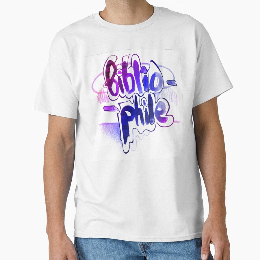 Bibliophile Lettering Bibliophile Hand Lettering T-Shirts, Hoodie, Sweatshirt