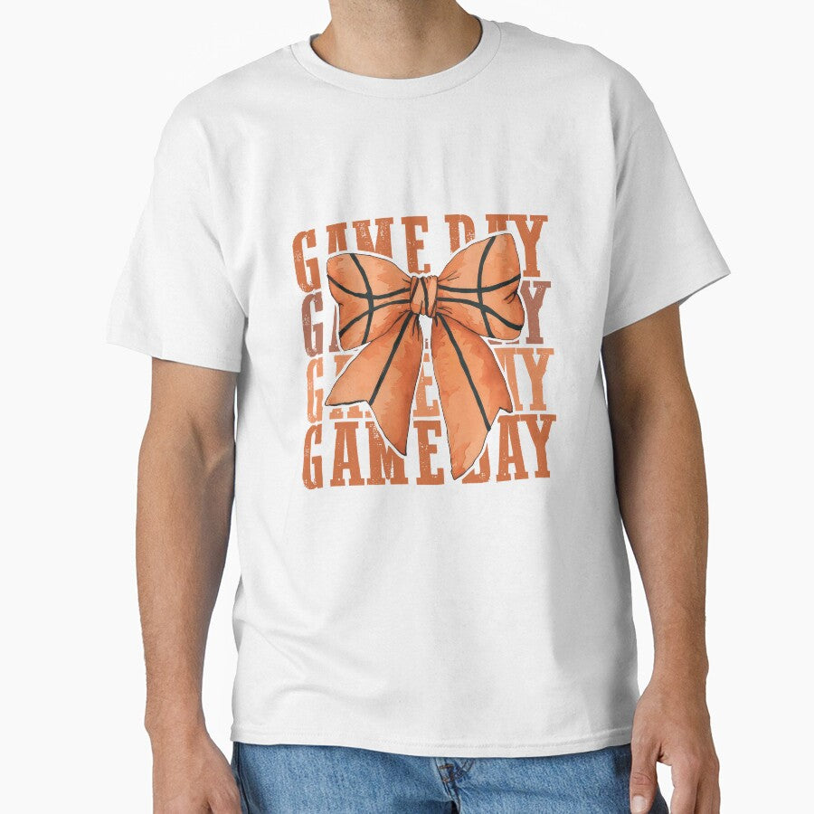Basketball Coquette Game Day Mama Trendy Sports Shower by Shosohey T-Shirts, Hoodie, Sweatshirt | BlankRebels.com (Image 1)