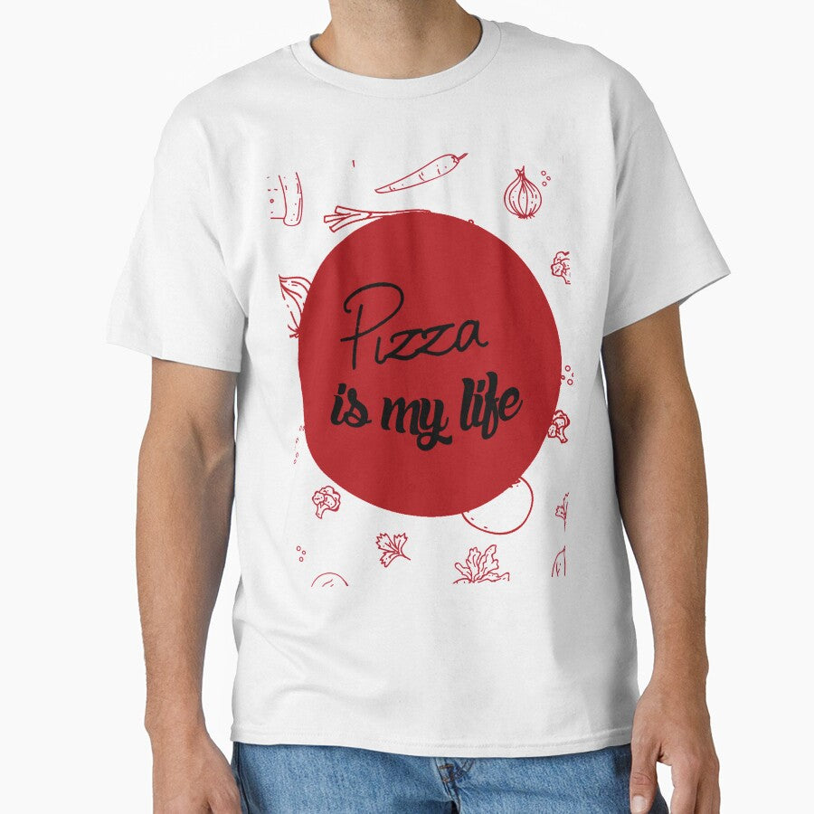 Pizza is my life by brahfun07 T-Shirts, Hoodie, Sweatshirt | BlankRebels.com (Image 1)