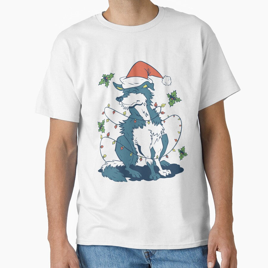 Siberian husky dog in christmas - siberian husky dog by Palteeshop T-Shirts, Hoodie, Sweatshirt | BlankRebels.com (Image 1)