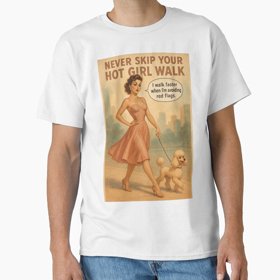 never skip your hot girl walk! by mikaila-bunny T-Shirts, Hoodie, Sweatshirt | BlankRebels.com (Image 1)