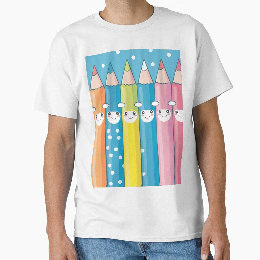 Kawaii Crew: Adorable Pencil Pals for School & Art by Tincanninja T-Shirts, Hoodie, Sweatshirt | BlankRebels.com (Image 1)