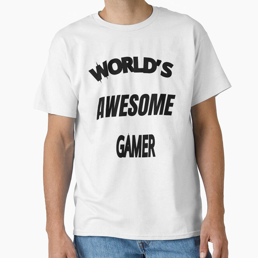 World's Awesome Gamer by WowAllinOne T-Shirts, Hoodie, Sweatshirt | BlankRebels.com (Image 1)