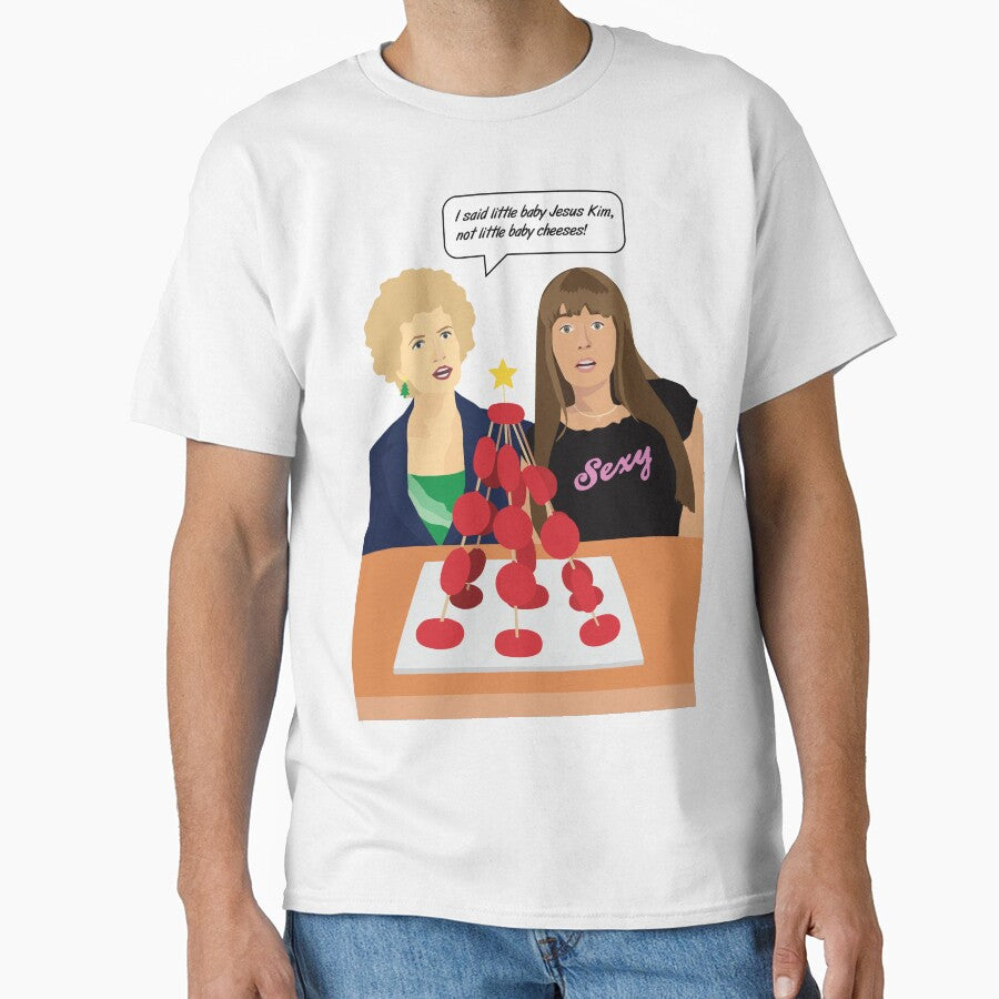 Kath & Kim Christmas T-Shirt Little Baby Cheeses by adlibcreative Hoodie, Sweatshirt | BlankRebels.com (Image 1)