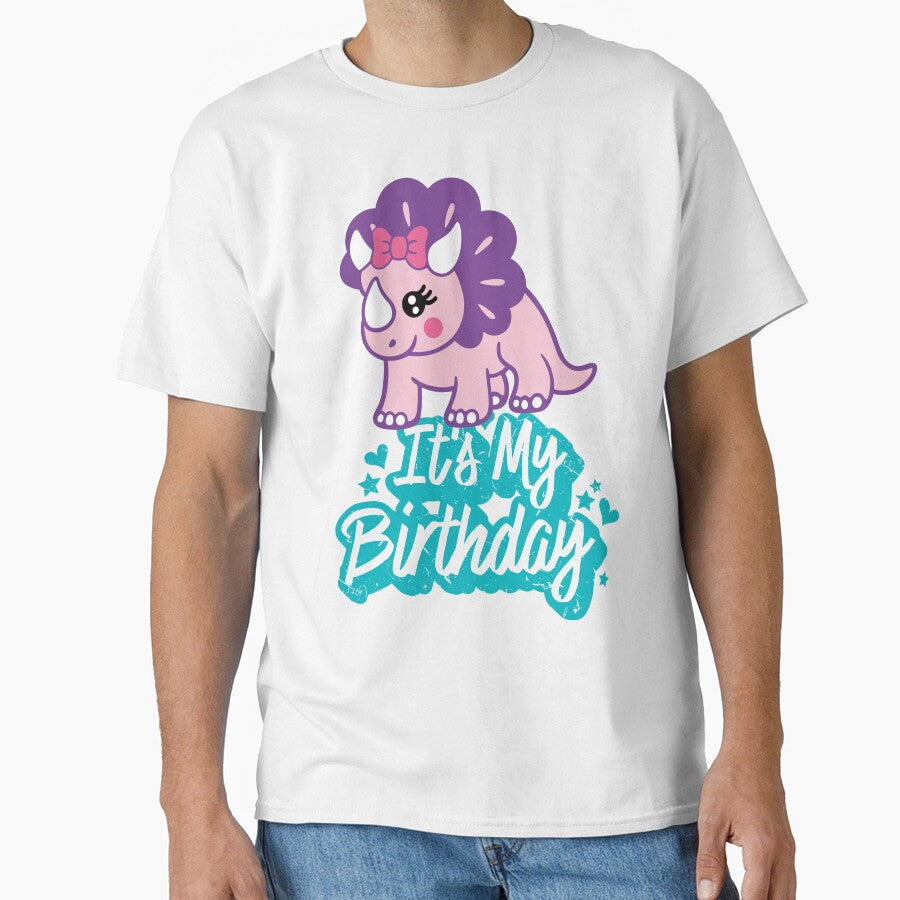 Party Dinosaur Birthday Dinosaur Squad It's My Birthday Kids Youth Boys Girls Cute Dinosaur Kawaii Men Women by... (Image 1)