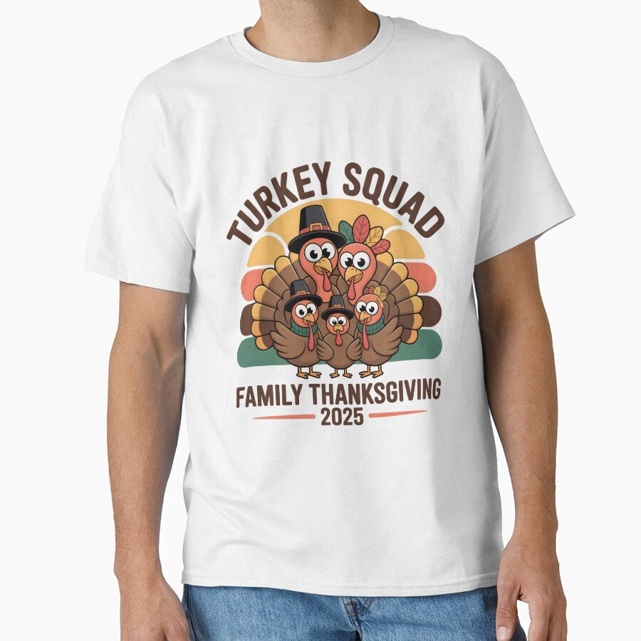 Turkey Squad Thanksgiving 2025 by Ranoosh84 T-Shirts, Hoodie, Sweatshirt | BlankRebels.com (Image 1)