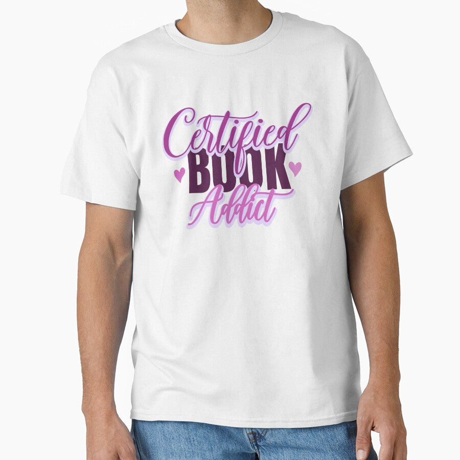 Certified Book Addict by askthebookbug T-Shirts, Hoodie, Sweatshirt | BlankRebels.com (Image 1)