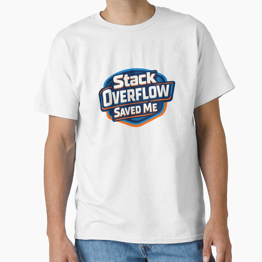 Stack Overflow Saved Me – Funny Programmer Developer Coding Design by inaveed T-Shirts, Hoodie, Sweatshirt (Image 1)
