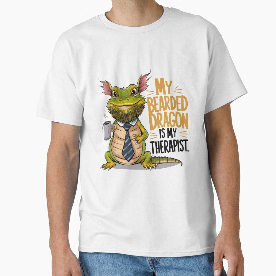 My Bearded Dragon Is My Therapist by PlanetMarker T-Shirts, Hoodie, Sweatshirt | BlankRebels.com (Image 1)