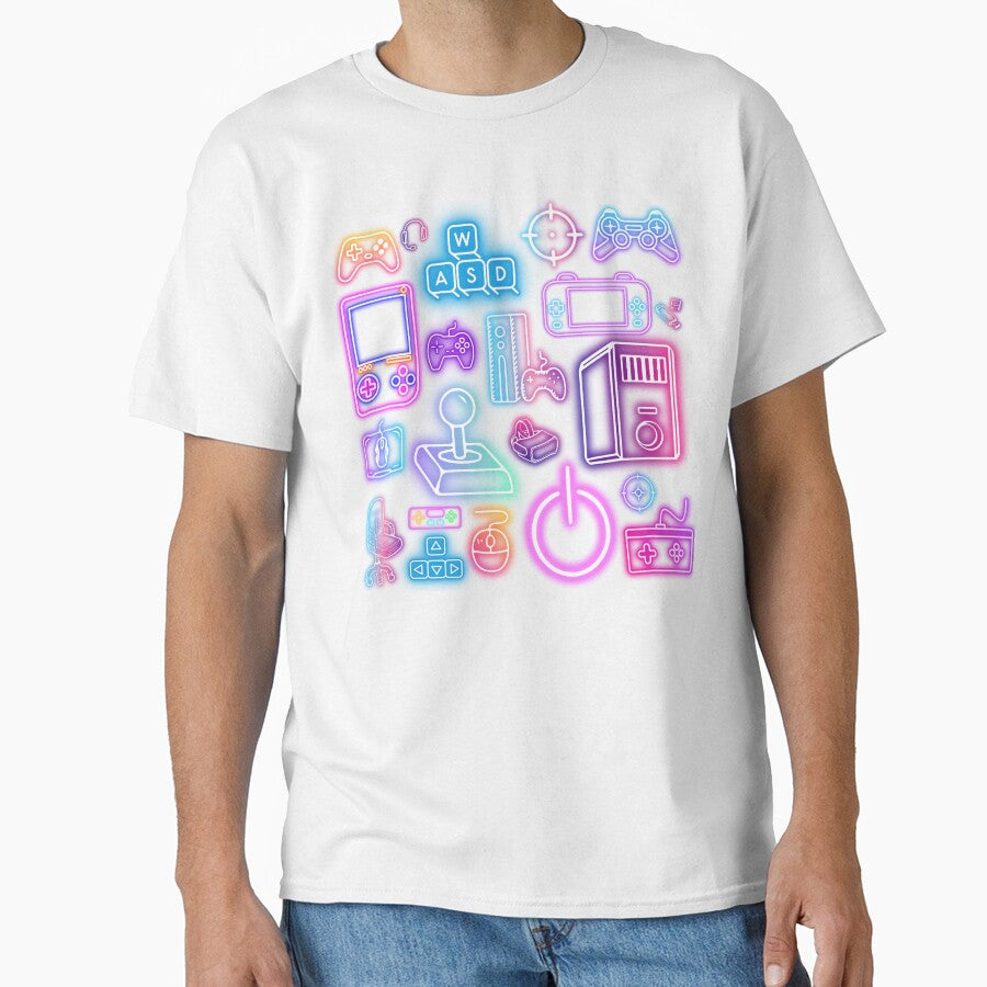 Retro Gaming Walpaper by MeepleMerch T-Shirts, Hoodie, Sweatshirt | BlankRebels.com (Image 1)