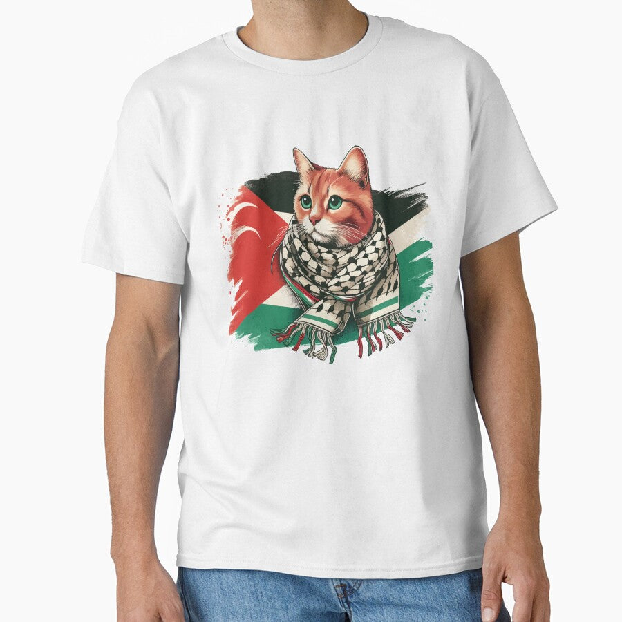 Palestine Cat Scarf T-Shirts, Hoodie, Sweatshirt