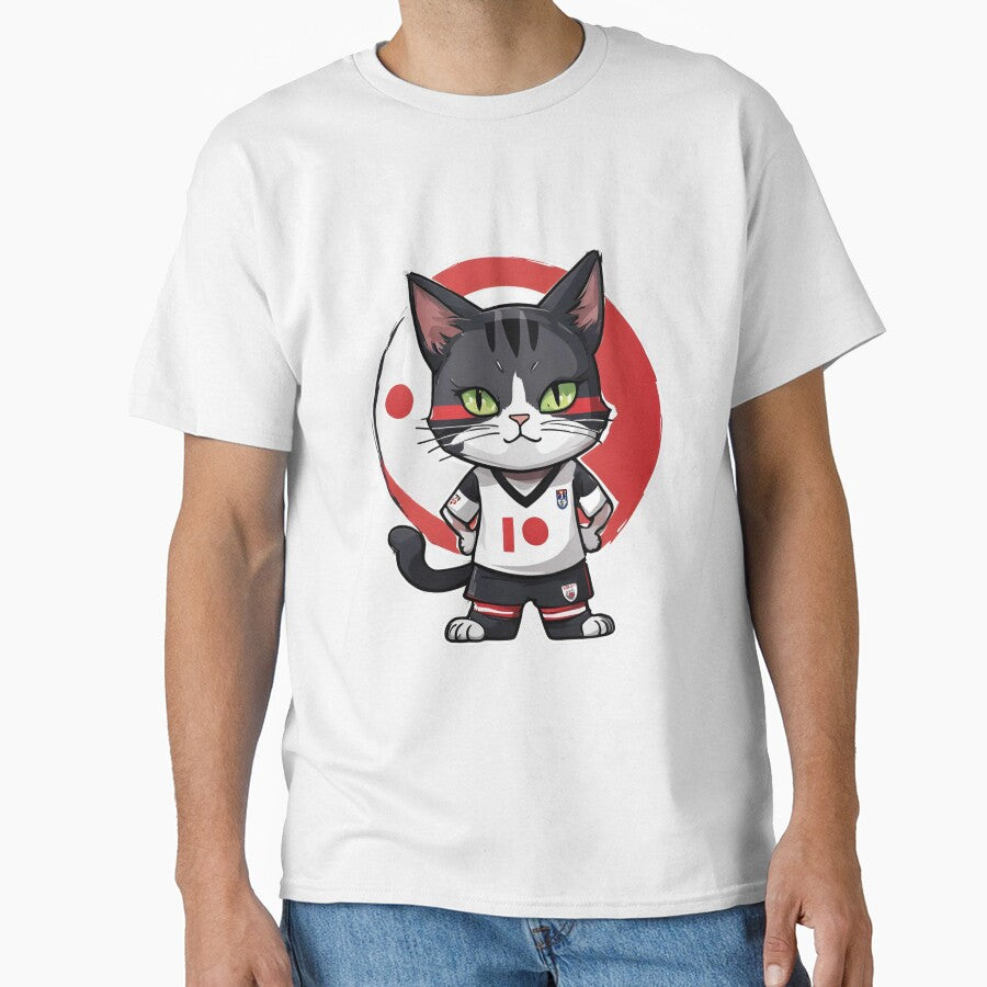 JAPAN Sports Team: a Cat wearing colours of Japanese Flag D17 by PerfectDay2Play