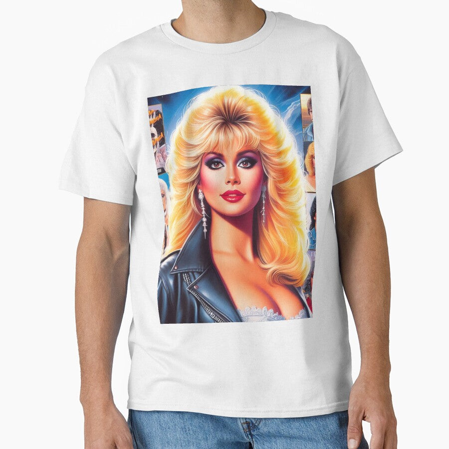 80s Retrowave Blonde Girl by PulpVintage