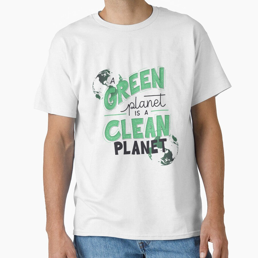 Sustainable Living: No Planet B, Just a Green Plan by JaaCreativeShop T-Shirts, Hoodie, Sweatshirt (Image 1)