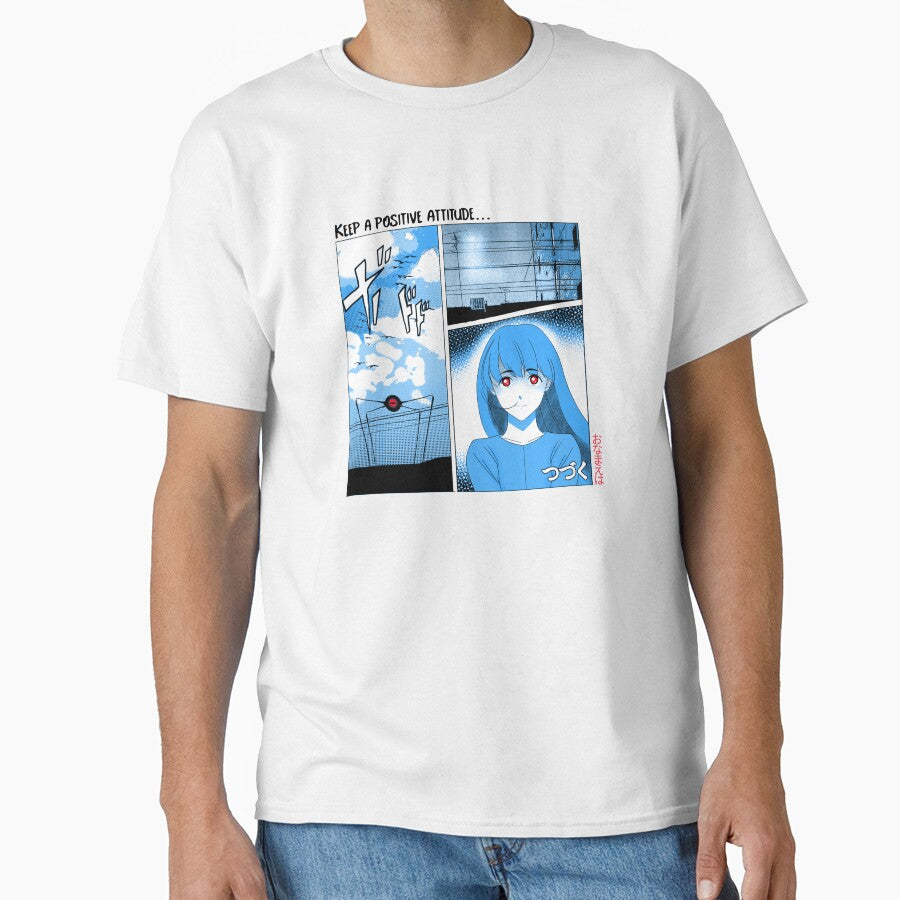 Manga Anime Classic Girl Positive Attitude by Zuuag T-Shirts, Hoodie, Sweatshirt | BlankRebels.com (Image 1)