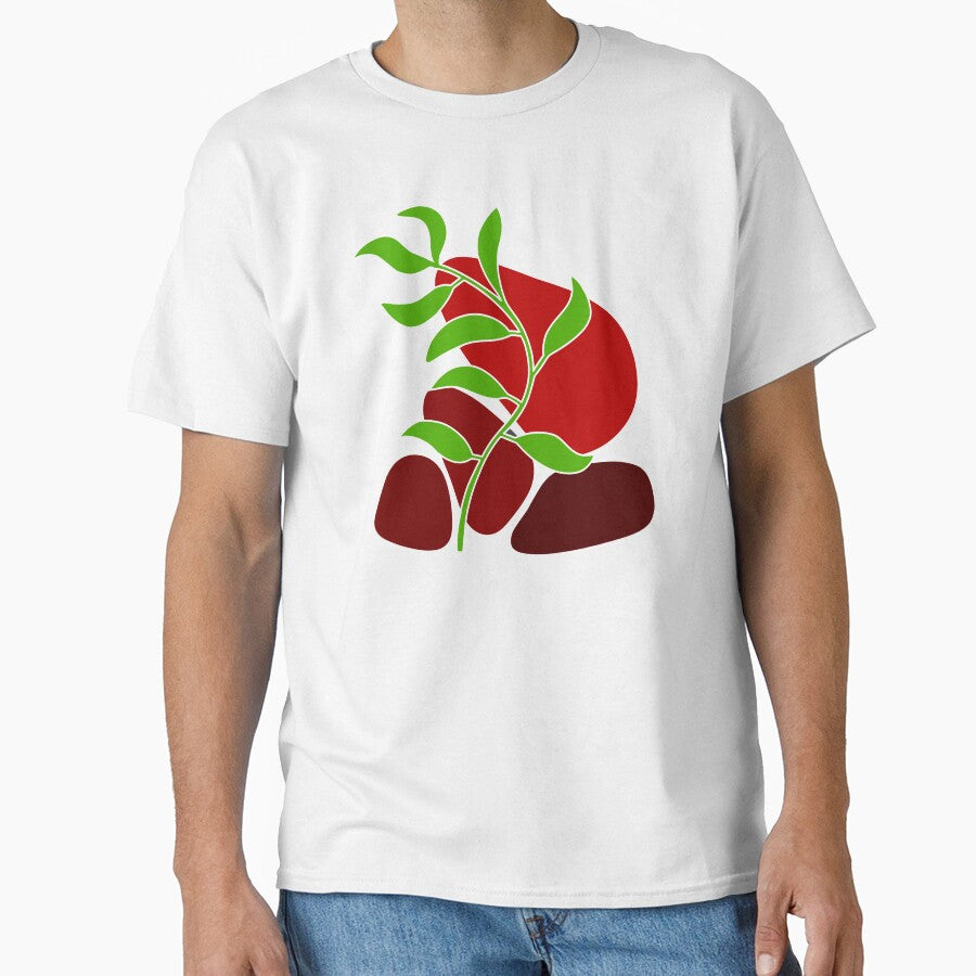 Whimsical Nature Red Boho by Sartoris Art