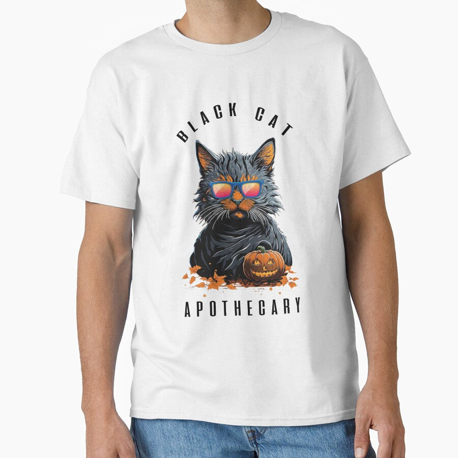 HALLOWEEN BLACK CAT Apothecary by Fateh-Kro ⭐⭐⭐⭐⭐ T-Shirts, Hoodie, Sweatshirt | BlankRebels.com (Image 1)