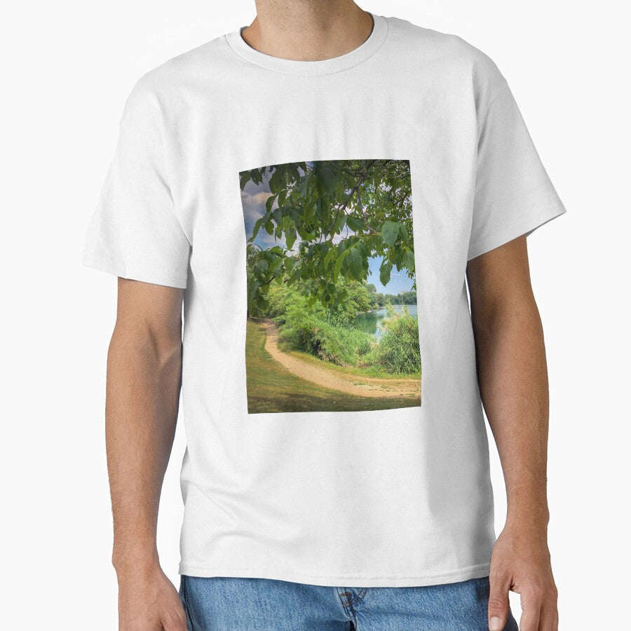 Nature Park Trees Lake by eleonoraingrid T-Shirts, Hoodie, Sweatshirt | BlankRebels.com (Image 1)
