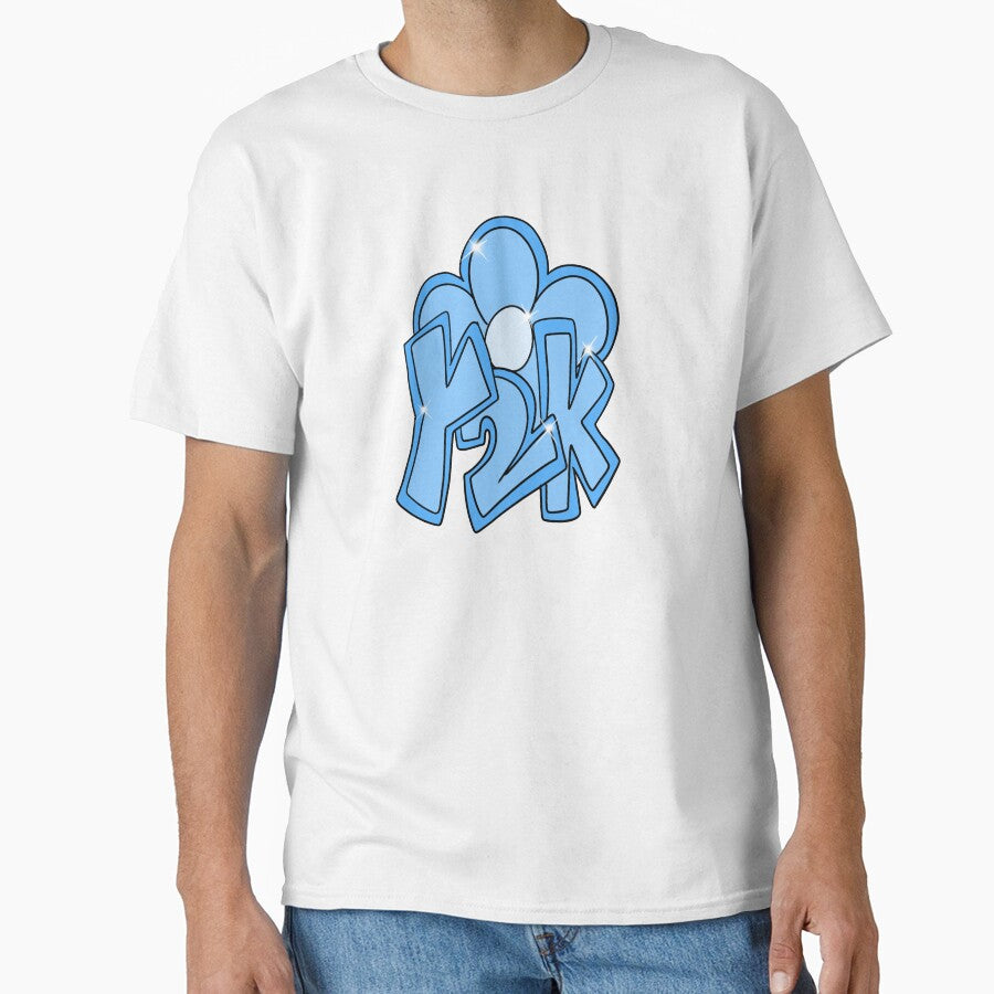 Y2K Flower (Blue) T-Shirts, Hoodie, Sweatshirt