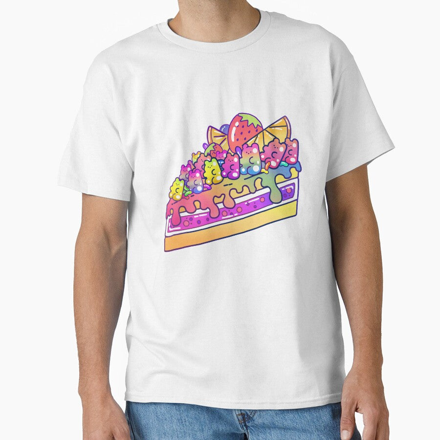 Cute Kawaii Jelly Bear Cake Slice T-Shirts, Hoodie, Sweatshirt