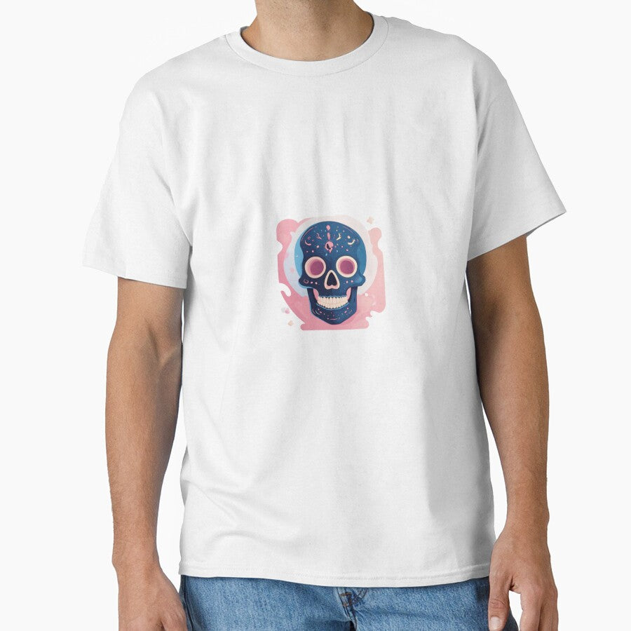 Dreamy Cosmic Skull Illustration by RED-MOUSE T-Shirts, Hoodie, Sweatshirt | BlankRebels.com (Image 1)