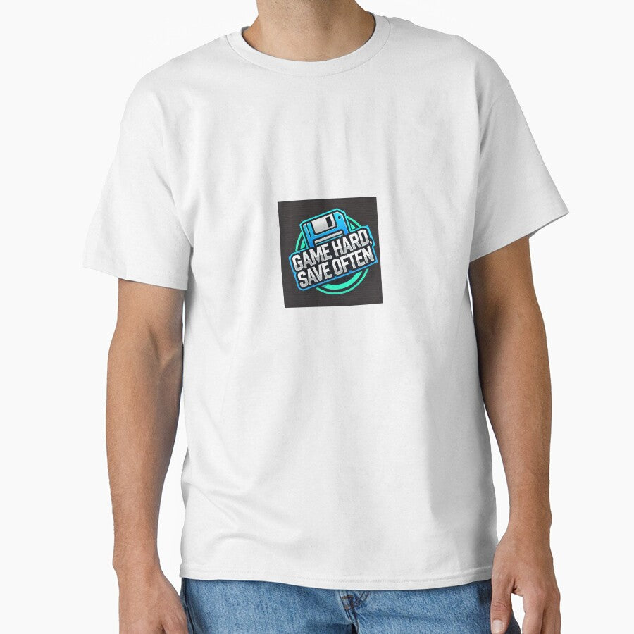 "Game Hard, Save Often" by Alfiemonkey T-Shirts, Hoodie, Sweatshirt | BlankRebels.com (Image 1)