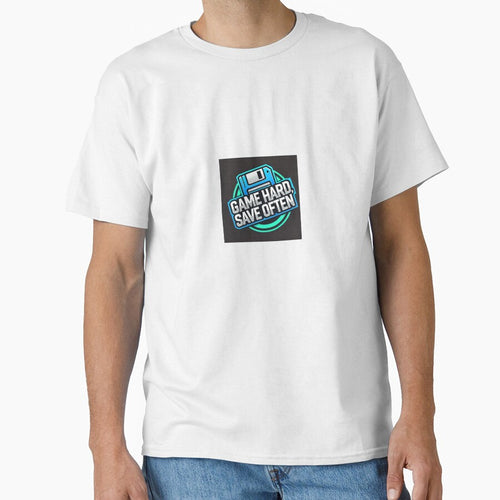 "Game Hard, Save Often" by Alfiemonkey T-Shirts, Hoodie, Sweatshirt | BlankRebels.com (Image 1)